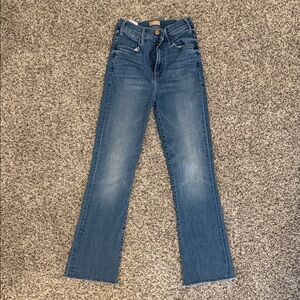 MOTHER Women's Blue Ankle Jeans